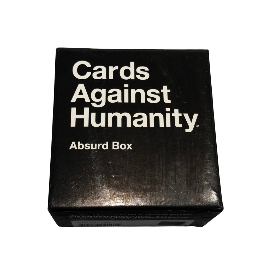 Cards Against Humanity Absurd Box Expansion Set 300 Cards Adult Party Game Black